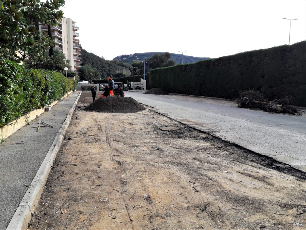 Travaux allée Jacques Cartier