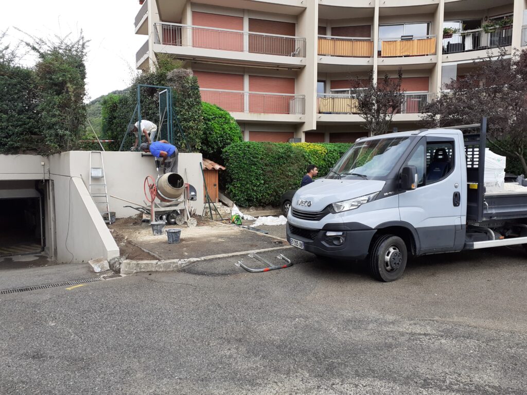 Travaux de maçonnerie et canalisations