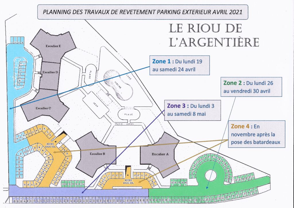 Revêtement parking